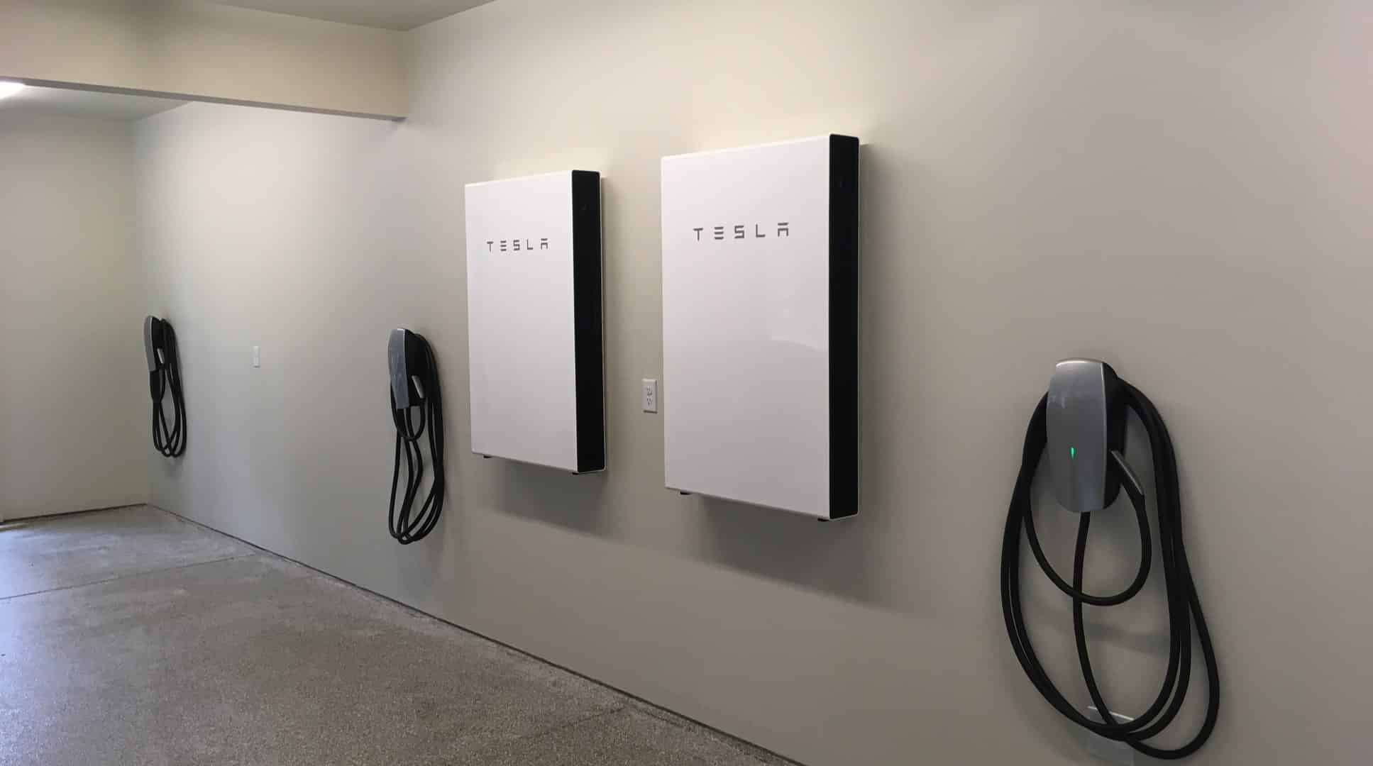 Tesla powerwall and EV charger