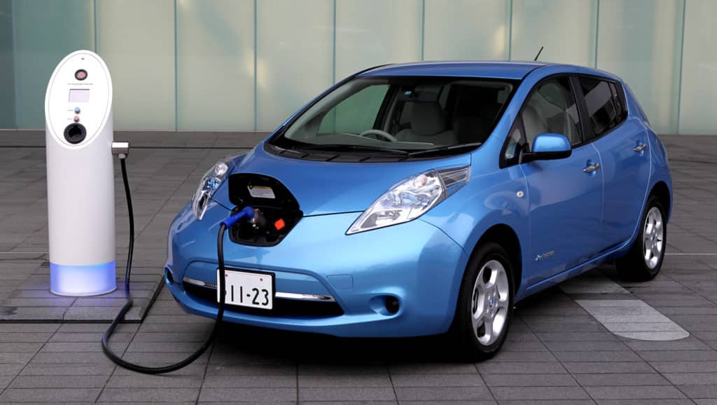 Blue-Car-And-EV-Charger